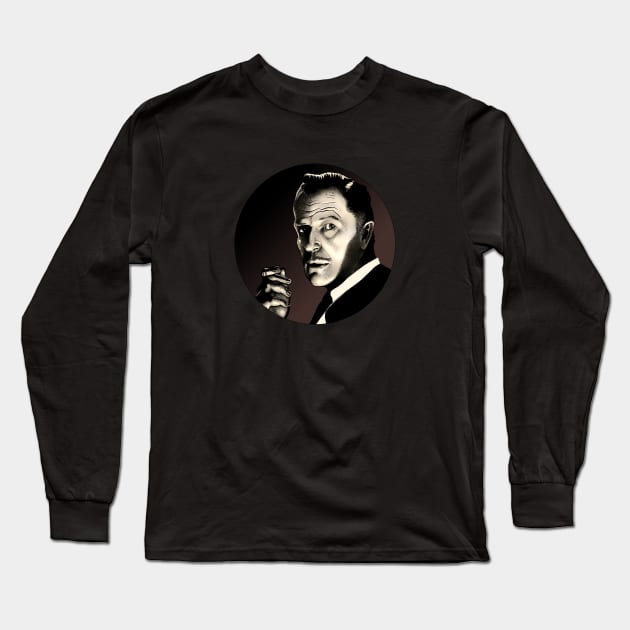 Vincent Price Evil Eye Long Sleeve T-Shirt by ranxerox79